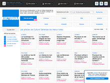 Tablet Screenshot of kulturama.fr